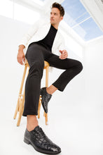 Load image into Gallery viewer, The Randor Black Crocodile Leather Oxford Men Shoe
