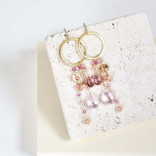 Load image into Gallery viewer, Citrine &amp; Smoky Quartz Ammil Earrings