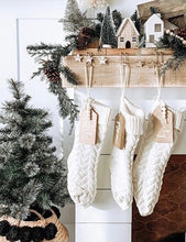 Load image into Gallery viewer, Cream Hand-Knitted Stocking