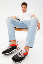 Load image into Gallery viewer, The Tyler Black Leather Men Sneaker Final Sale!