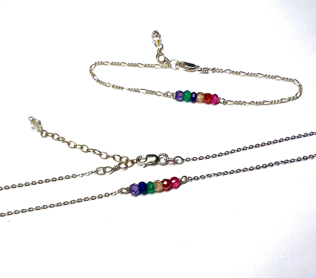 Chakra Stones Rainbow bracelet