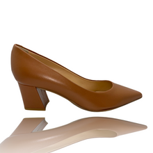 Load image into Gallery viewer, The Lexie Tan Leather Pump Shoe Final Sale!