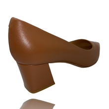 Load image into Gallery viewer, The Lexie Tan Leather Pump Shoe Final Sale!
