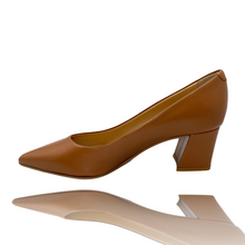 Load image into Gallery viewer, The Lexie Tan Leather Pump Shoe Final Sale!