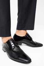 Load image into Gallery viewer, The San Severo Black Patent Leather Derby Men Shoe