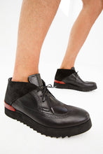 Load image into Gallery viewer, The Kagan Black Wingtip Chukka Men Sneaker Boot