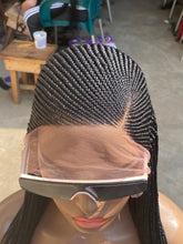 Load image into Gallery viewer, Cornrow Braid Wig - Full Lace Side Part - Candy