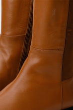 Load image into Gallery viewer, The  Harmony Belle Tan Leather Knee High Women Boot