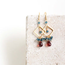 Load image into Gallery viewer, Garnet Pixy Earring