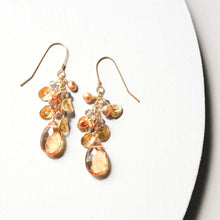 Load image into Gallery viewer, Citrine Aurora Earrings