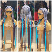 Load image into Gallery viewer, Pop Smoke Wig "Gray Color" Full Lace