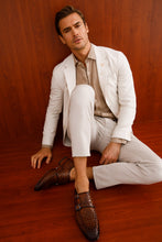 Load image into Gallery viewer, The Turan Brown Woven Double Monk Strap Dress Men Shoe