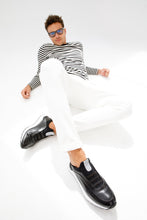 Load image into Gallery viewer, The Sonoma Black Leather Men Sneaker