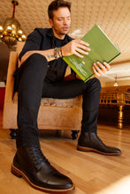 Load image into Gallery viewer, The Belek Black Open Walk Suede Leather Men Boot Final Sale!