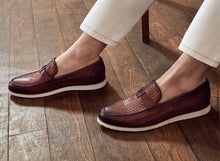 Load image into Gallery viewer, The Sperry Tan Leather Tassel Loafer Men Shoe