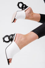 Load image into Gallery viewer, The Cymmer White Leather Women Sandal