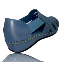 Load image into Gallery viewer, The Maerdy Blue Leather Sandal Final Sale!