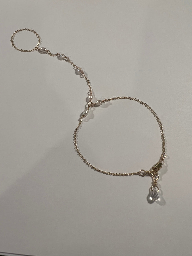 Alexandra Hand chain, ring, bracelet