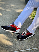 Load image into Gallery viewer, The Tyler Black Leather Men Sneaker Final Sale!
