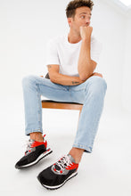 Load image into Gallery viewer, The Tyler Black Leather Men Sneaker Final Sale!