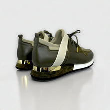 Load image into Gallery viewer, The Reno Green Leather Men Sneaker Final Sale!
