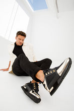 Load image into Gallery viewer, The Emir Gold Leather Men Sneaker Limited Edition