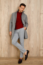Load image into Gallery viewer, The Vatra Black &amp; Burgundy Woven Double Monk Strap Men Shoe