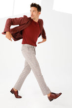 Load image into Gallery viewer, The Randor Burgundy Crocodile Leather Oxford Men Shoe