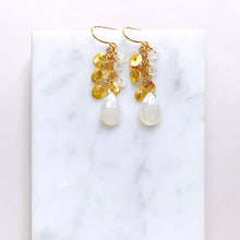 Load image into Gallery viewer, The Aurora Earring - White Chalcedony