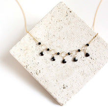 Load image into Gallery viewer, Blue Gemstone Mini Sparkler Necklace