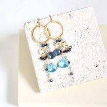 Load image into Gallery viewer, Amethyst &amp; Citrine Ammil Earrings