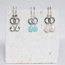Load image into Gallery viewer, The Airie Earring - White Chalcedony Gold