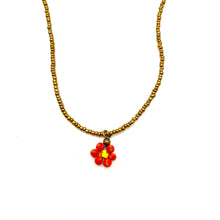 Load image into Gallery viewer, Ceramic Daisy Necklace