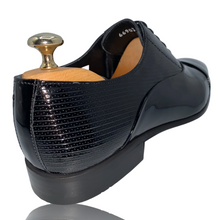 Load image into Gallery viewer, The Lima Black Patent Leather Cap Toe Oxford Shoe Final Sale!