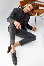 Load image into Gallery viewer, The Turan Black Woven Double Monk Strap Dress Men Shoe