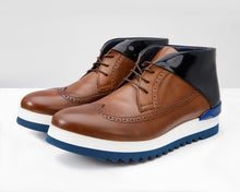 Load image into Gallery viewer, The Kagan Tan Wingtip Chukka Men Sneaker Boot