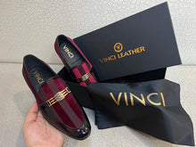 Load image into Gallery viewer, The Pontalto Leather Men Shoe Burgundy Bit Loafer