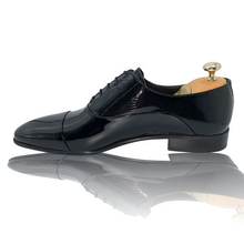 Load image into Gallery viewer, The Lima Black Patent Leather Cap Toe Oxford Shoe Final Sale!