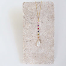 Load image into Gallery viewer, White Chalcedony Rainbow Yoga Pendant