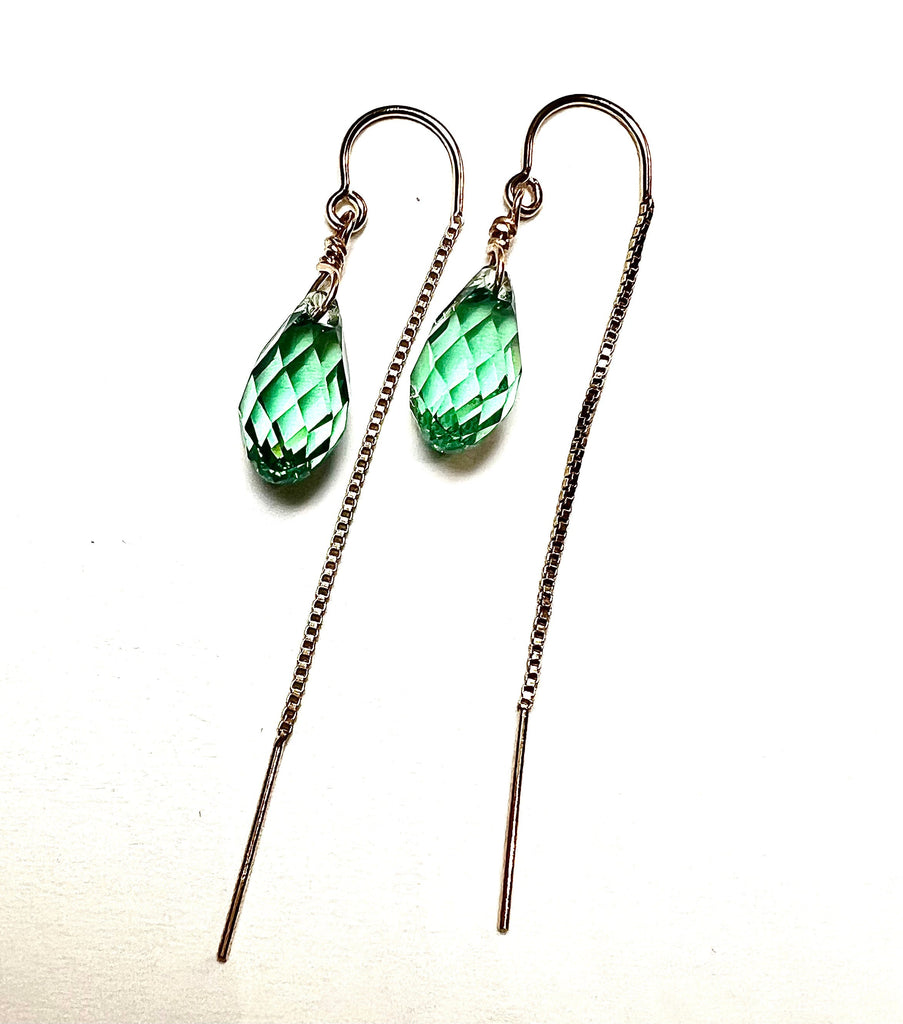 Swarovski Crystal droplet earrings