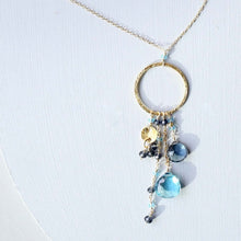 Load image into Gallery viewer, Aquamarine and Iolite Ammil Necklace