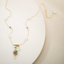 Load image into Gallery viewer, Smoky Quartz Bezel Necklace