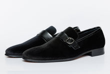 Load image into Gallery viewer, The Casaletti Black Bit Loafer Men Shoe
