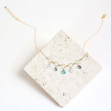 Load image into Gallery viewer, Green Onyx Mini Sparkler Necklace