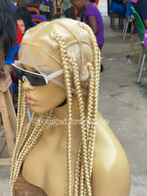 Load image into Gallery viewer, Knotless Braid Wig - Large Plaits  Bright Blonde - Taylor