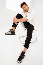 Load image into Gallery viewer, The Emir Gold Leather Men Sneaker Limited Edition