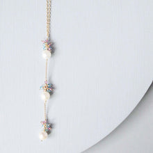 Load image into Gallery viewer, Pearl and Pink Tourmaline Necklace