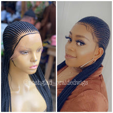 Load image into Gallery viewer, Cornrow Braid Wig (Ready to Ship) - Aisha
