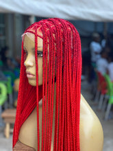 Load image into Gallery viewer, Knotless Braid Wig - Premium Red Calf Length - Kendal
