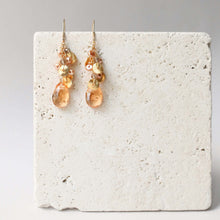 Load image into Gallery viewer, Citrine Aurora Earrings